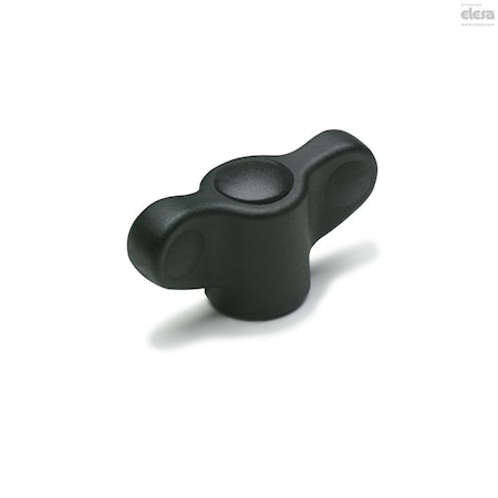 Elesa Wing Nut, #10-32, Brass, Matte, 0.65 in Ht, 1.26 in Max Wing Span CWN-B (inch sizes)